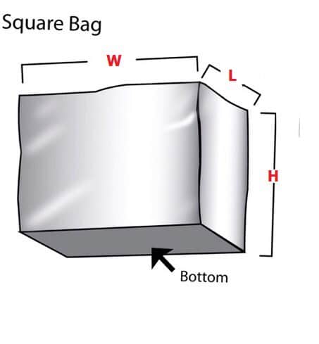 Square Shape VS Side Gusseted Poly Bag
